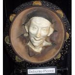 Relief portrait of mime Deburau