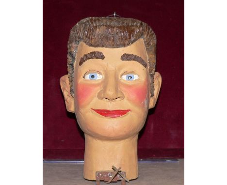 Automaton head carved from Wood by P.Zwahlen Carved wooden head, by famous swiss auatomaton builder P. Zwahlen (FR) Dimension