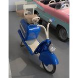 Blue carousel scooter 