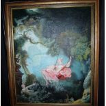 Animated painting The Swing by Fragonard