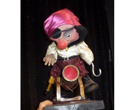 Pirate on cannon First of a group of two automatons. Electrified window display automaton with 1 movements in good working co