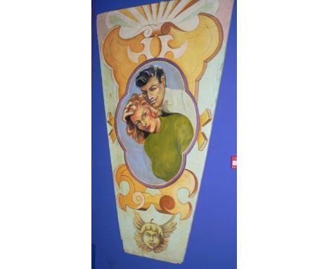 Decorative panel carousel ceiling Nice carousel ceiling Panel. one of 13 to make a complete ceiling. ca. 1950 (FR) Dimensions
