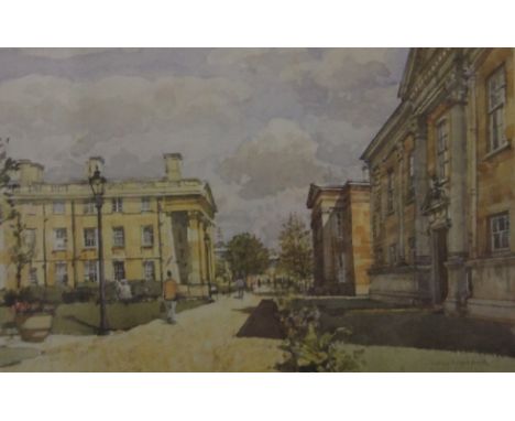 KEN HOWARD RA (1932-2022), limited edition coloured print, numbered 211/350, framed and glazed. 49 x 32 cm.