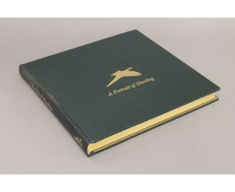 A Portrait of Shooting, number 71 of a limited edition, bound in full leather, in slipcase.