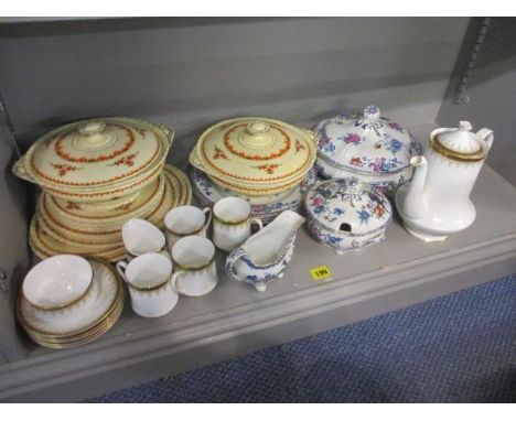 A mixed lot of ceramics to include Paragon 'Athena' and Myott and sons 