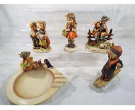 Goebel - Hummel - five figures, all different - Est £20 - £40