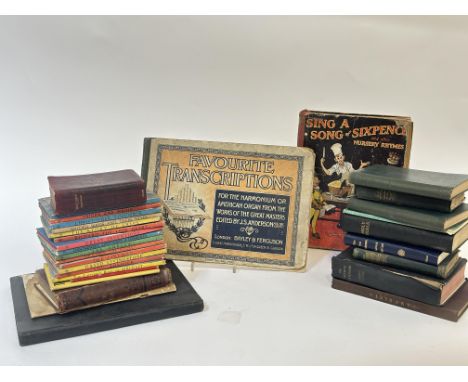 A collection of various books comprising Ladybird publications such as The Airman, Tricks and Magic, Christopher Columbus, Da