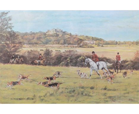 Elizabeth Sharp, 'The Belvoir - Below the Castle', signed, colour print from an edition of 850, 39x58cm.