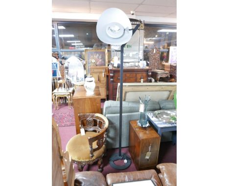 An Artemide standard lamp in the form of a satellite dish, H.220cm 