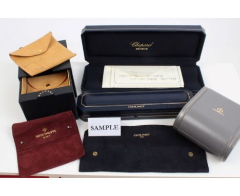 Watch boxes - to include Bvlgari and Chopard, Chaumet