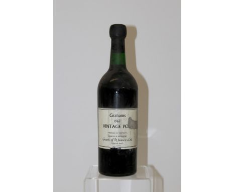 One bottle - Graham's Vintage Port 1963