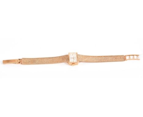 Ladies' gold (9ct) Rotary wristwatch with twenty-one jewel movement, on gold (9ct) Milanese bracelet   CONDITION REPORT  15.9