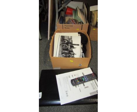A Panasonic DVD with recorder, DMR-EX77383EB, various pictures, prints, frames, Lincoln Christ Hospital School wall plaque, e