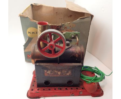 Boxed Mamod MM2 stationary steam engine 
