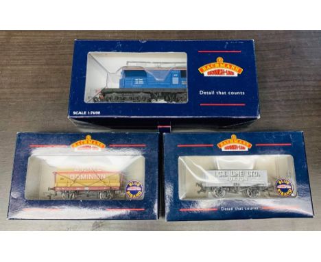 3x Bachmann OO Gauge Assorted Freight Wagons - All Boxed
