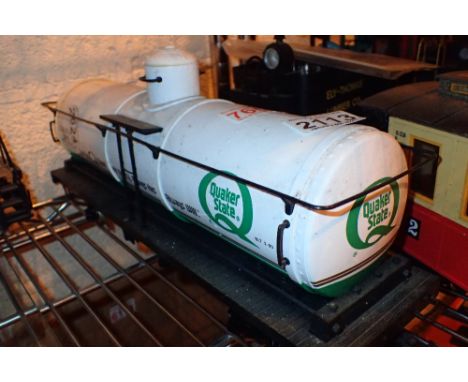 Bachmann G Gauge Quaker State Tank Car Wagon Unboxed