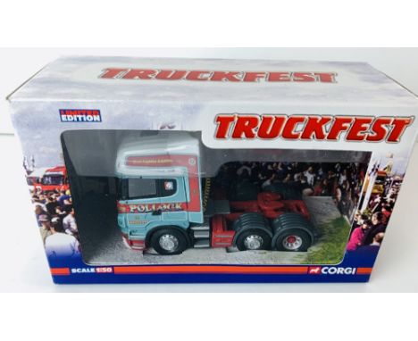 Corgi 1:50 Scale CC13704 Scania R Series Truckfest Pollock Scotrans Ltd Mint &amp; Boxed