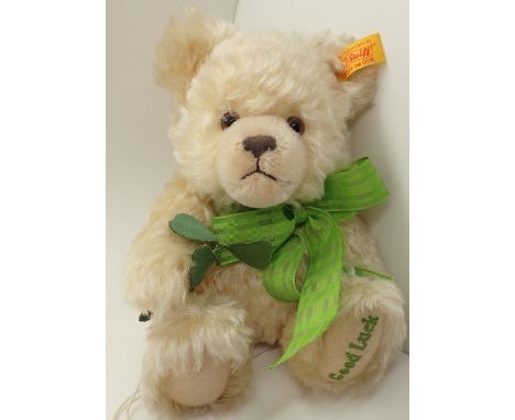 Steiff Good Luck bear with labels and tags