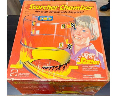 Hot Wheels Mattel Scorchers Chamber Set 1979 Mint &amp; Boxed