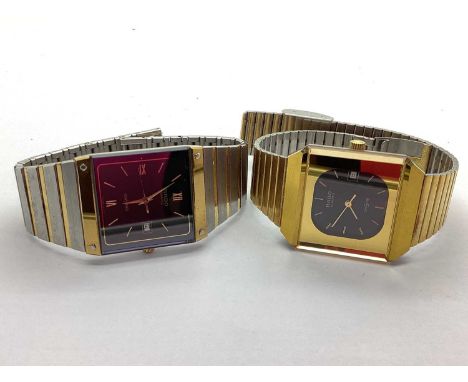 Rado; A DiaStar Wristwatch, the signed dial with Roman numerals, line markers, centre seconds and date aperture, the case bac