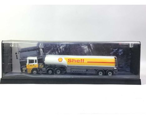 GROUP OF DIECAST MODEL LORRIES, 1:50 SCALE comprising a Corgi Pollock (Scotrans) lorry, an Eddie Stobart lorry and othersQty: