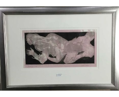 * JAMES SPENCE RGI RSW (SCOTTISH 1929 - 2016), FLOATING artist's proof etching on paper, signed, titled and numbered A/Pmount
