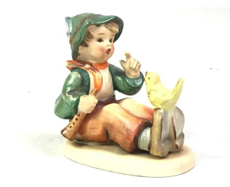COLLECTION OF HUMMEL FIGURES, AND OTHER CERAMICS  including Hummel figures of children with a duckling, the other ceramics in