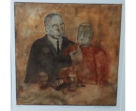 * MICHAEL MCVEIGH (SCOTTISH b. 1957), LITTE ME limited edition etching on paper, signed, titled and numbered 5/10mounted, fra