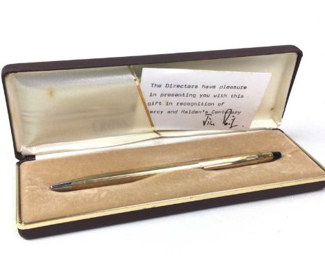 GROUP OF SILVER CASES, PENS AND OTHER ITEMS, including silver and enamel compact, cigarette case, vesta box holder and pens b