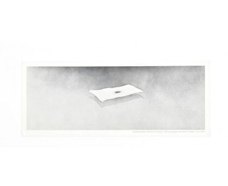 [Ephemera] Ed Ruscha, Drawings New York, Leo Castelli, 1973. Invitation card, printed both sides, 10.2 x 25.4 cm. Recto featu