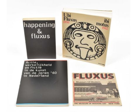 [Fluxus] Four Fluxus reference books (1) Hans Sohm, Happening & Fluxus, materialien. Cologne, Kunstverein Kölnischer, 1970. C