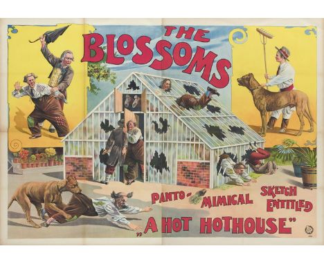 [Entertainment: Pantomimes, Revues, Variety Shows, etc.] [Pantomime. Comedy. Dogs] The Blossoms Panto-mimical sketch entitled