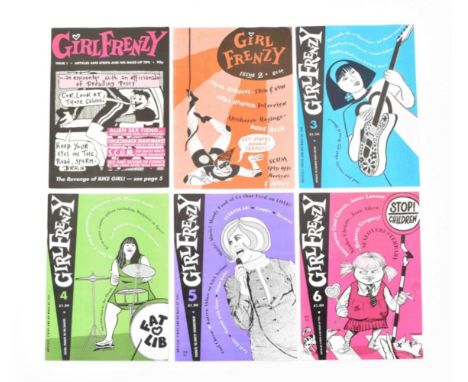[Women Artists] Girl Frenzy Nos.1-6 (all published as a journal) London, Girlfrenzy, 1991. Edited by Erica Smith. The first s