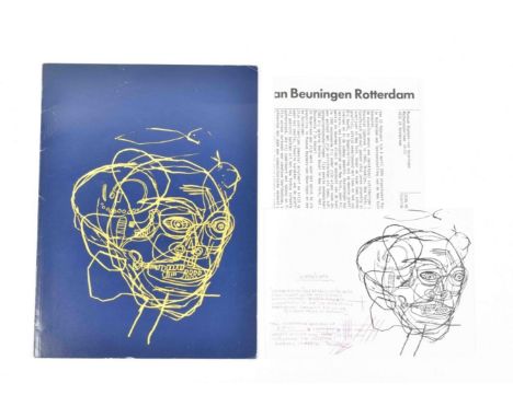 [s and up] Jean-Michel Basquiat, Paintings 1981-1984 with invitation card Edinburgh, Fruitmarket Gallery, 1984. Softcover, 29