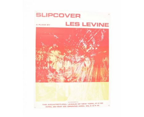 [Ephemera] Les Levine, Slipcover a place by Les Levine Exhibition announcement for Environment III: The Architectural League 