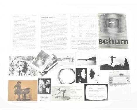 [Ephemera] Videogalerie Gerry Schum, Dusseldorf The groundbreaking production, distribution and exhibition venue existed from