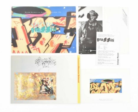 [s and up] Graffiti, Rammellzee  Two iconic graffiti publications plus 4 invitation cards. Comprises: (1) Graffiti. Rotterdam