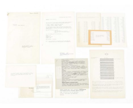 [Fluxus] Various scores (Opus) and manuscripts by Eric Andersen  Large collection of works by the prolific Danish Fluxus arti