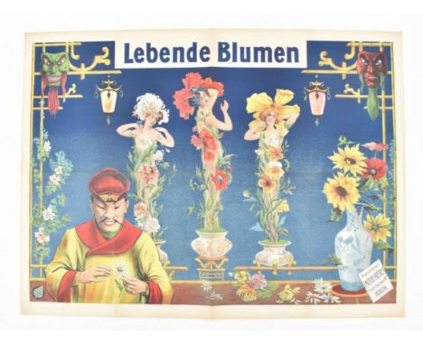 [Miscellaneous] [Cinematography. Pathé. Trick film] Lebende Blumen Kinematograph Pathé Frères, Friedrichstrasse 49A, Berlin. 