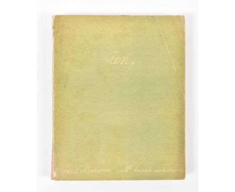 [Situationists] ION. Centre de Création N°1, Spécial sur le cinéma Paris, M.G. Guillaumin, 1952. Softcover, 23 x 18 cm, 286 p