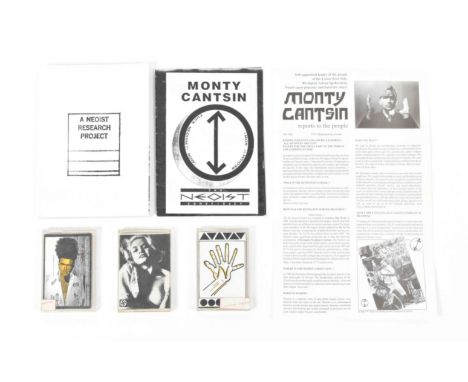 [Situationists] Monty Cantsin, Neoism Collection of audiocassettes, a zine, flyer and an anthology by Monty Cantsin. The coll