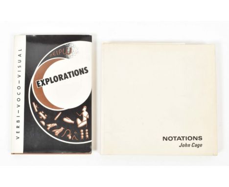 [Fluxus] John Cage, Marshall McLuhan (1) John Cage, Notations. New York, Something Else Press, 1969. First edition. Softcover