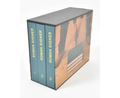 [s and up] Roman Signer: Werkübersicht 1971-1983/1983-1993/1993-2002 Band 1-3. Cologne/Zurich/London, Verlag der Buchhandlung