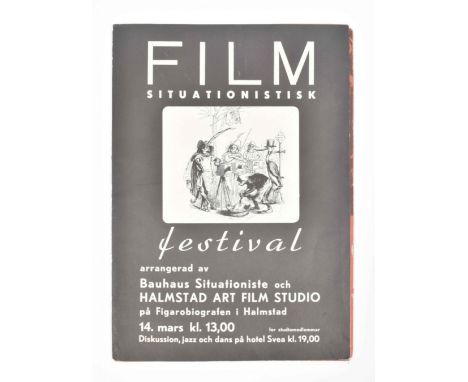 [Situationists] Filmsituationistisk Festival 65 Catalogue for the experimental filmfestival organised by Bauhaus Situationist