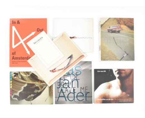 [s and 1970s] Ger van Elk and Bas Jan Ader  (1) Six publications on the renowned Dutch conceptual artist Ger van Elk (1941-20