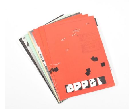 [Small Press and Concrete Poetry] De Appel Bulletins 1981 -1983  Complete set of the first three years of the quarterly publi