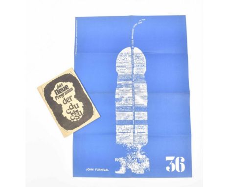 [Small Press and Concrete Poetry] Albrecht D. Flug/fluxBLATTzeitung No.18, Das neue programm der CDU/CSU Stuttgart, Reflectio