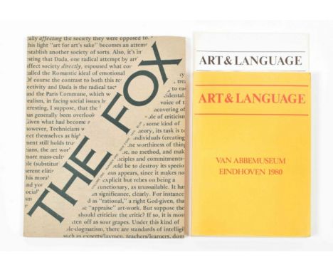 [s and 1970s] Art & Language  Three publications by the legendary British/American conceptual art collective. Contains: The F