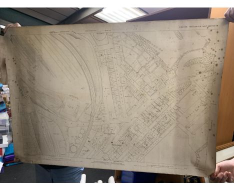 AN ANTIQUARIAN 1874 ORDNANCE SURVEY MAP OF MACCLESFIELD DIVISON, CHESHIRE, A REVISION OF 1907 WITH ADDITIONS OF 1938 PART MAP