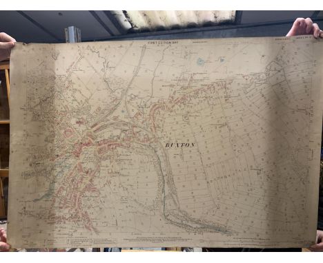 A SURVEYED IN 1871 ORDNANCE SURVEY MAP OF PRESTBURY PARISH, CHESHIRE ( EASTERN DEVISION ), A FIRST EDITION 1888 MAP OF HIGH P